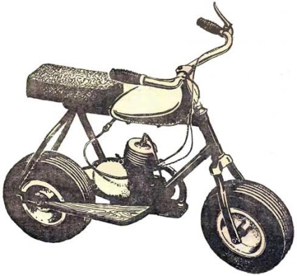 Encyclopedia of Technology - minimototsikl moped (hobby) Encyclopedia of Technology - minimototsikl származó moped