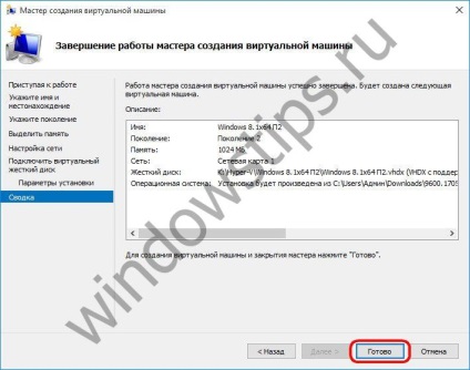 Hyper-V a készítményben windows 10 Activation rendszeres hypervisor és a virtuális gép létrehozása