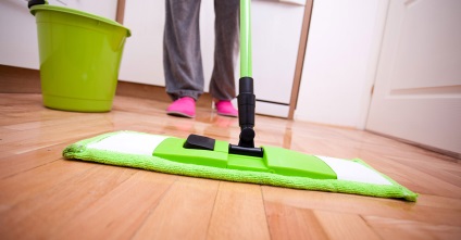 Hogyan tisztítható parketta otthoni gondozást, tisztító eszköz, mint a tiszta természetes