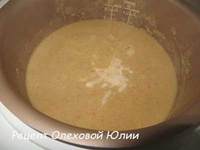 Крем - суп з куркою в мультиварці