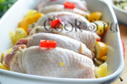Csirkecomb töltött gomba - lépésről lépésre recept fotókkal, csirke ételek