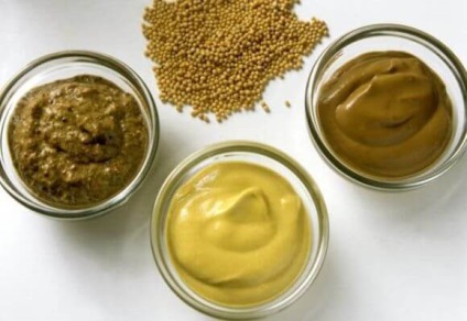 Haj maszk mustárral recepteket otthon, és ellenjavallatok