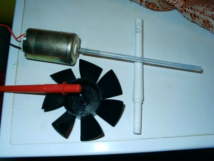 Mini turbina (generátor) a kezével, mozgochiny