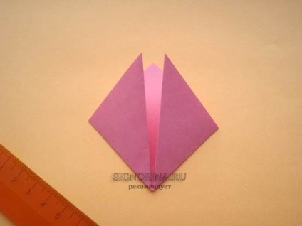 Origami papír virág március 8