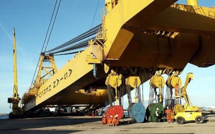 Szállítása a legnagyobb port daru (34 fotó) - triniksi (fotó) Szállítása a legnagyobb port daru (34 fotó) - triniksi