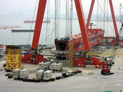 Szállítása a legnagyobb port daru (34 fotó) - triniksi (súly) Szállítása a legnagyobb port daru (34 fotó) - triniksi