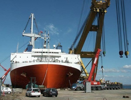 Szállítása a legnagyobb port daru (34 fotó) - triniksi