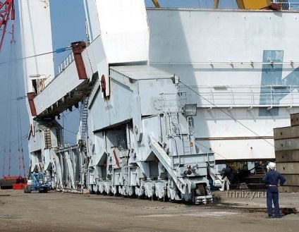 Szállítása a legnagyobb port daru (34 fotó) - triniksi (súly) Szállítása a legnagyobb port daru (34 fotó) - triniksi
