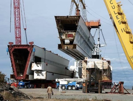 Szállítása a legnagyobb port daru (34 fotó) - triniksi (folytatás) Szállítása a legnagyobb port daru (34 fotó) - triniksi