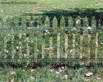 Egy igazán szokatlan kerítés - tükrözött kerítés