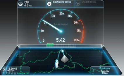 Ellenőrizze Internet Rostelecom sebesség (sebesség) Ellenőrizze a sebesség az internet Rostelecom
