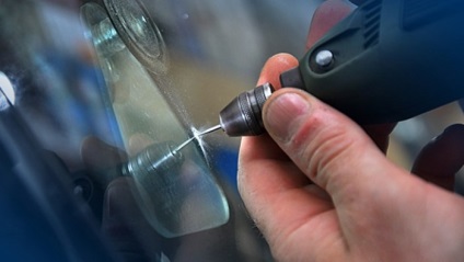 üveg javítási autó videó kezét