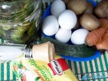 Recept saláta „Olivier” savanyú uborka