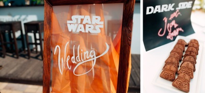 Igazgató esküvői és Alexander Anastasia stílusában Star Wars