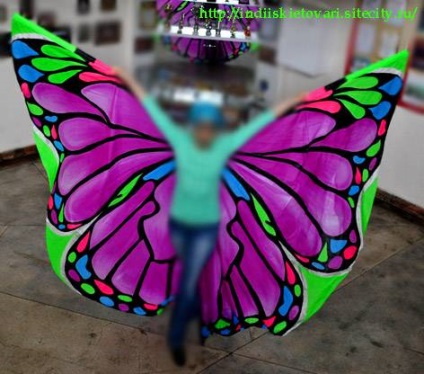 Selyem pillangó szárnya hastánc