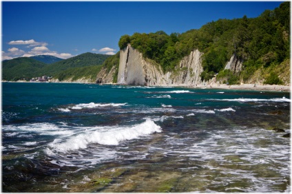 Skala Kiseleva a Tuapse, hogyan jut el a hegyek, fotó, ahol a leírás