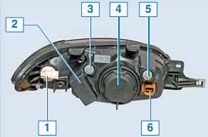 Ki- és beszerelése a blokk-lámpák, a lámpa cseréje fényszóró Chevrolet Lacetti chevrole lachetti (Daewoo dzhenra)