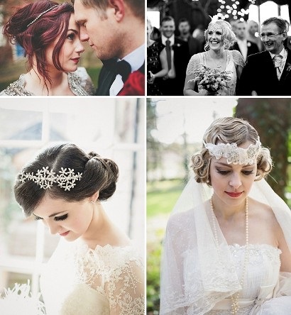Az átlagos esküvői frizurák - vintage style