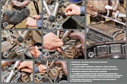 Motorkerékpár tengelykapcsoló - diagnosztika és javítás (tapadás) Motorkerékpár tengelykapcsoló - diagnosztika és javítás