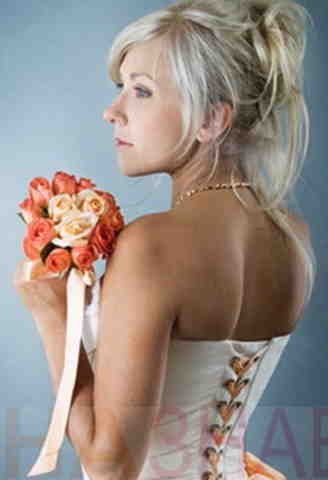 Esküvői frizurák 2013 - 200 lehetőségek minden ízét - szépség