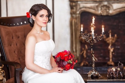 Esküvői stylist fodrász Anastasia Zarubova