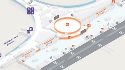 Rendszer terminál d Sheremetyevo utazás a parkolási terminál d a gépen