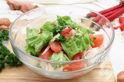 Thai saláta csirkével és grapefruit diéta