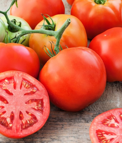 Tomato nagy marha f1 (nagy marha f1) - leírás és tulajdonságait gyümölcsök határozatlan hibrid (hibrid) Big Beef paradicsom f1 (nagy marha f1) - jellemvonások gyümölcsök és határozatlan hibrid