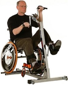 Szimulátorok helyreállítási stroke után kerékpárral vagy készülékek a lábak