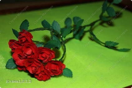 Váza rózsa és mini mikron, ország művészek