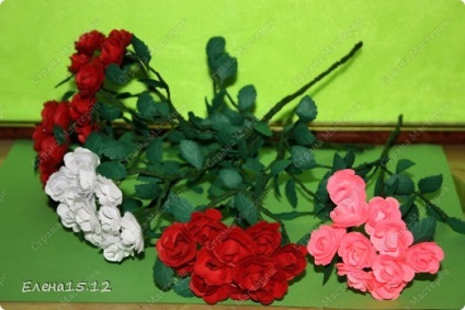 Váza rózsa és mini mikron, ország művészek