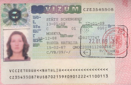 Visa Csehországban