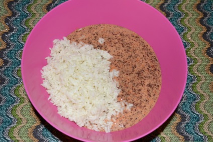 Finom rakott máj rizzsel -, hogyan kell főzni a máj rakott a kemencében, lépésről lépésre
