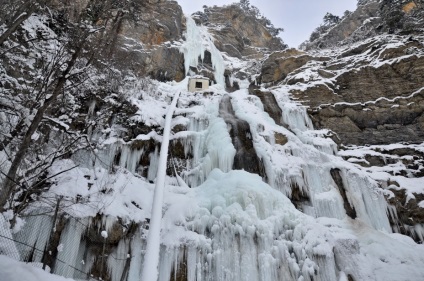 Vízesés Wuchang-Su - az egyik legmagasabb vízesés Európában, nyaralás a Krímben