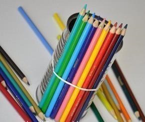 Яскрава ваза з олівців за 10 хвилин - з олівців своїми руками - дизайн
