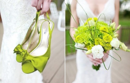 Fényes cipő menyasszony létrehozhat további hatása