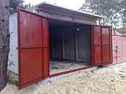 Залізні ворота конструкції з хвірткою, для гаража, виготовлення, фарбування, відео та фото