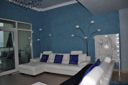 Folyékony tapéta design képek (tervezés hálószoba falai) Folyékony tapéta design fotó