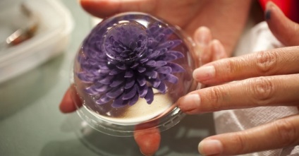 3D virágok zselés kocsonyás 3D-s