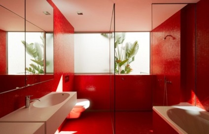 Fürdőszoba Design polimérladlók a példa fotó és leírás