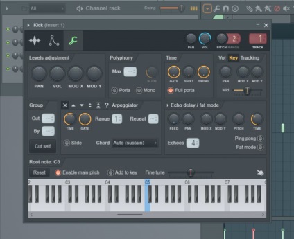 Az FL Studio 12 létrehozásával step sequencer és zongorára tekercs együtt dolgozni