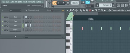 Az FL Studio 12 létrehozásával step sequencer és zongorára tekercs együtt dolgozni