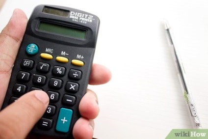 Hogyan kell használni az egyszerű számológép érdeke, hogy meghatározza a befizetés összegét
