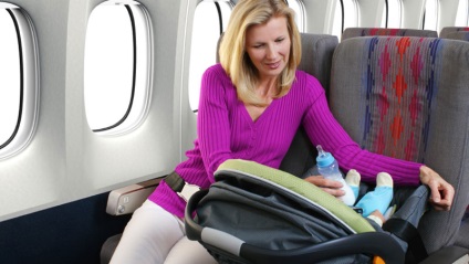 Hogyan kell repülni egy repülőgép a baba, hogy vegye szállítási előírások