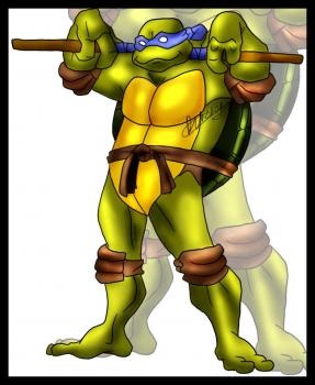 Hogyan kell felhívni Donatello a Teenage Mutant Ninja Turtles szakaszokban ceruza