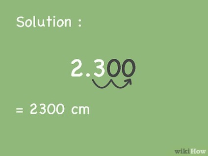 Hogyan lehet átalakítani centiméter méter