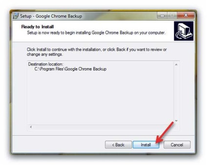Hogyan kell menteni a Google Chrome profil