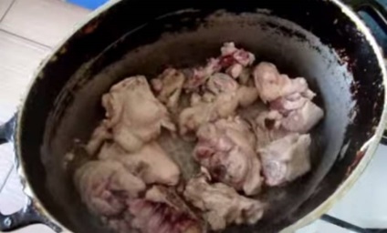 Csirke burgonya utyatnitsu - lépésről lépésre recept fotók