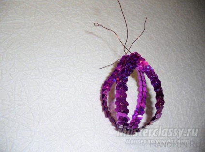 Lily flitterből (összecsukható félbe huzal) Lily flitterek