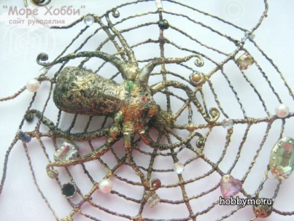 Mesterkurzus és pókháló egy huzal kezével - a tenger hobby